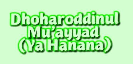 Lirik Sholawat Dhoharoddinul Muayyad Lengkap Dengan Artinya