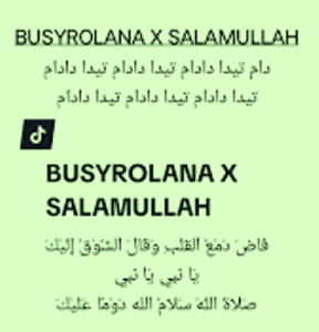 Medley Lirik Busyrolana X Salamullah Lengkap Dengan Artinya